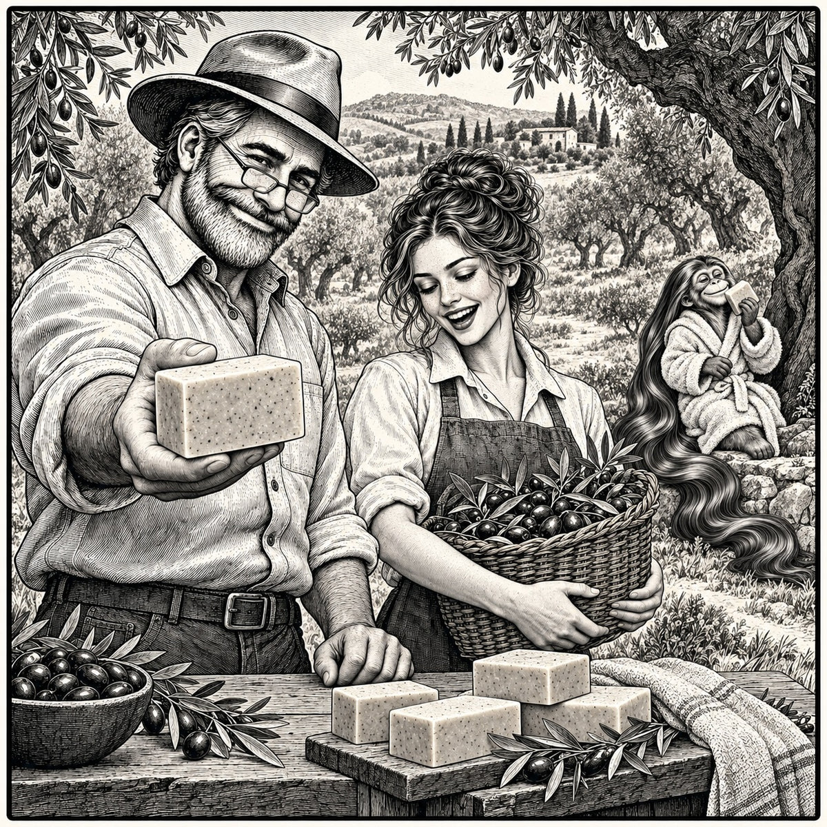 Natural Raw Olive Oil Soap